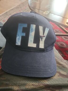 Gymboree Navy Blue "FLY" Graphic Baseball Hat